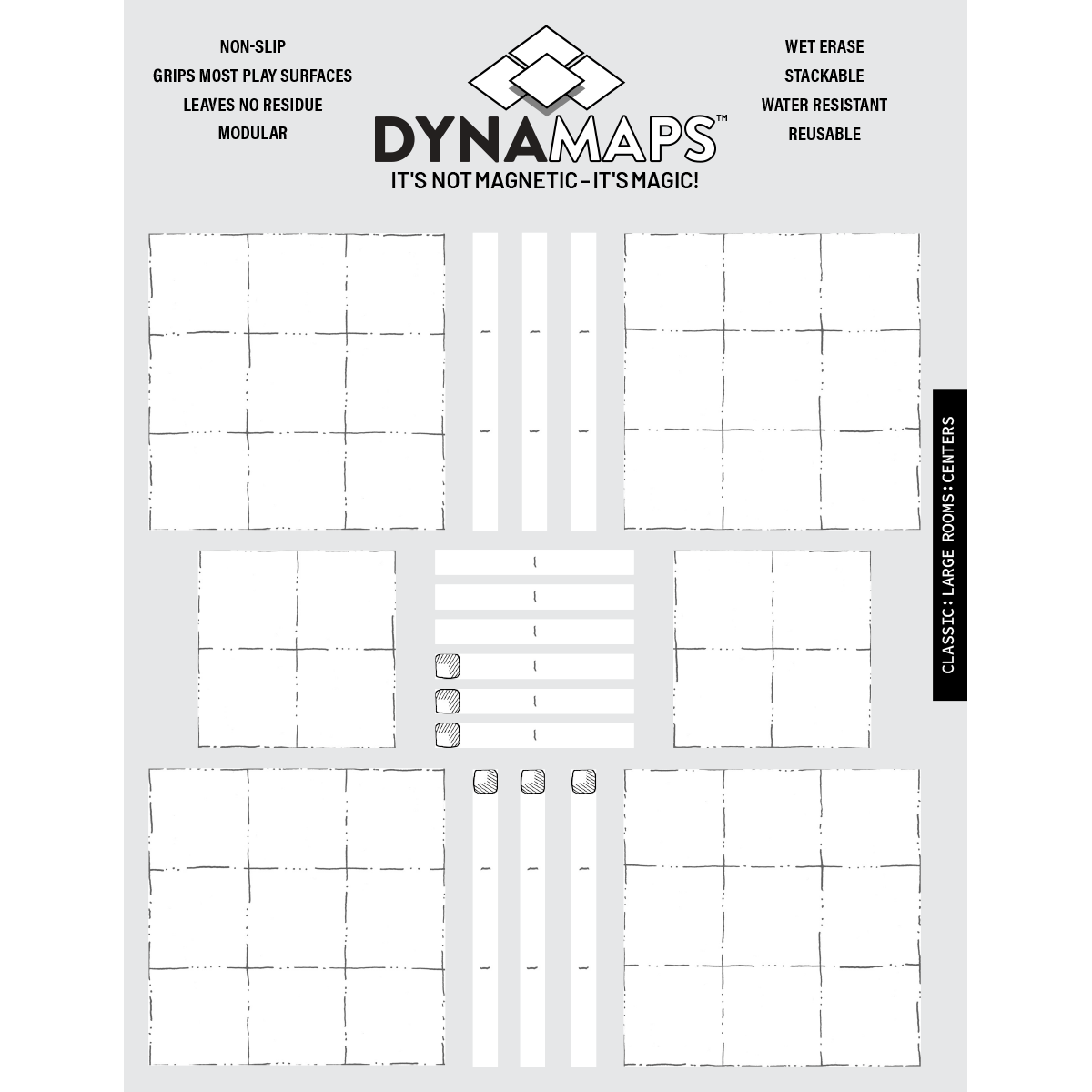 Large Rooms - Centers Pack